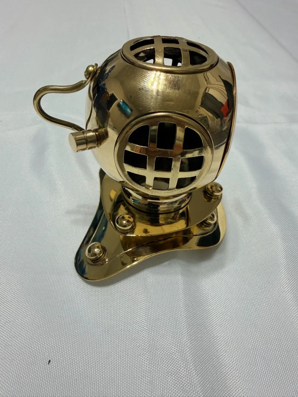 Invicta Gold Desk Clock with Black Bezel